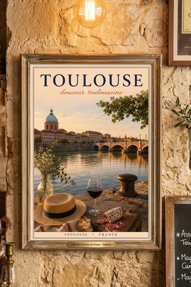 Toulouse – Affiche “Douceur Toulousaine”