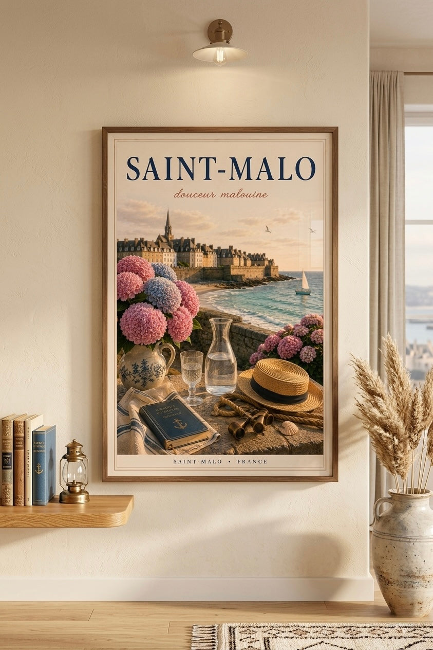 Saint-Malo – Affiche “Douceur Malouine”