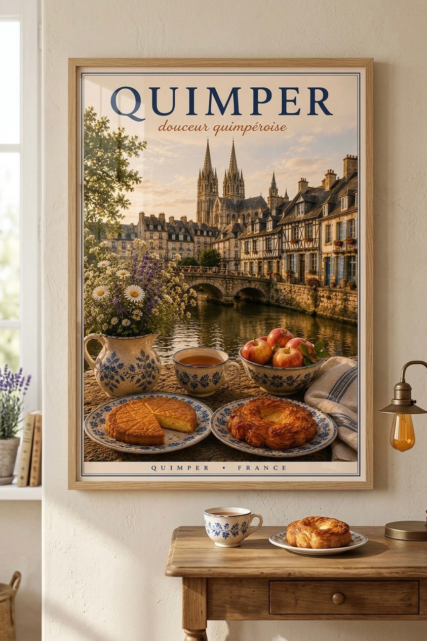 Quimper – Affiche “Douceur Quimpéroise”