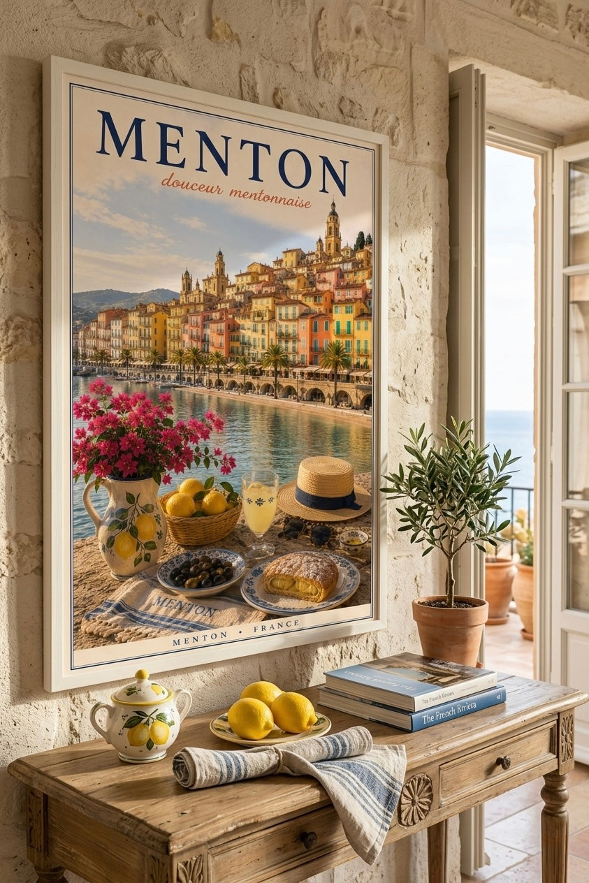 Menton – Affiche “Douceur Mentonnaise”