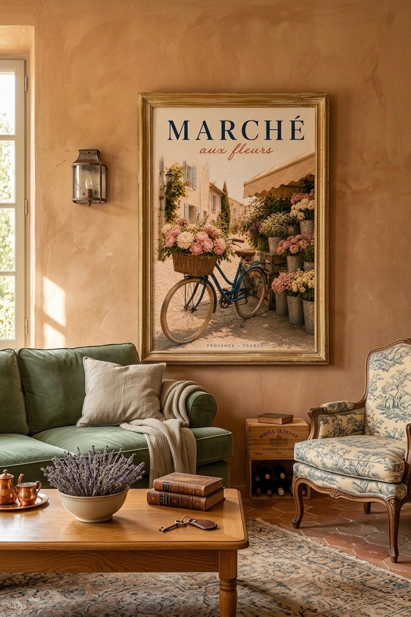 Marché aux Fleurs – Affiche “Provence”