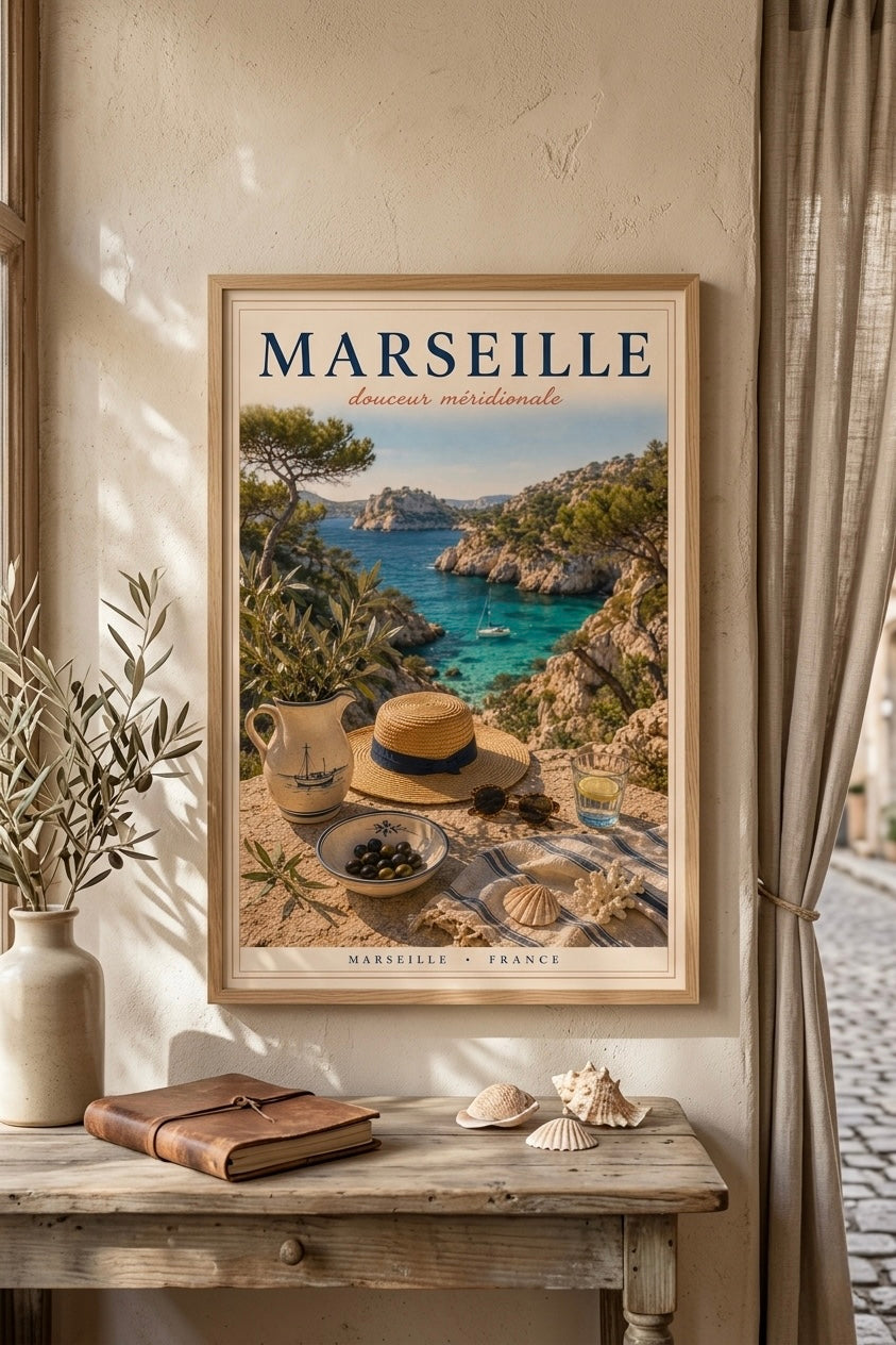 Marseille – Affiche “Douceur Méridionale”