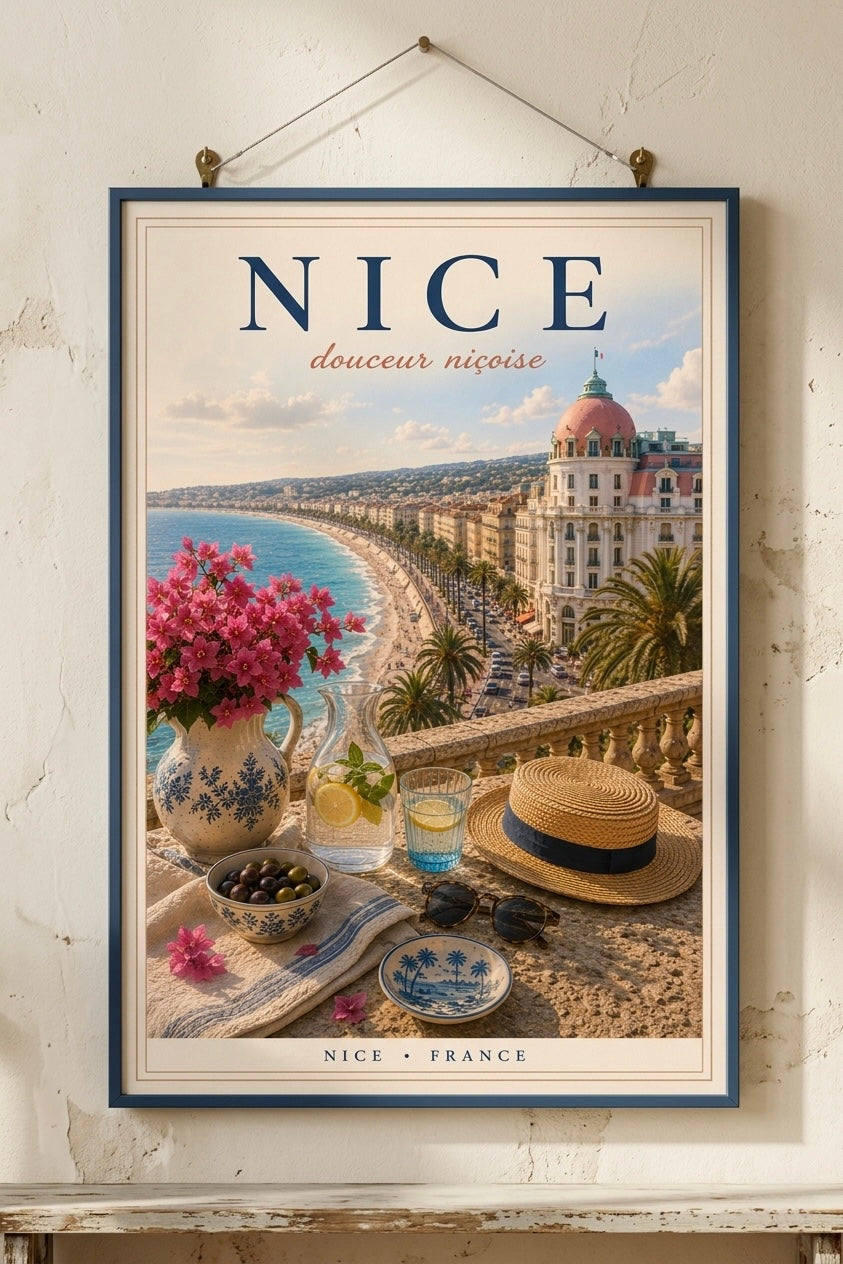 Nice – Affiche “Douceur Niçoise”