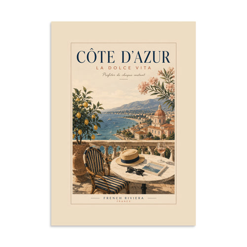 Côte d'Azur – Affiche "La Dolce Vita"